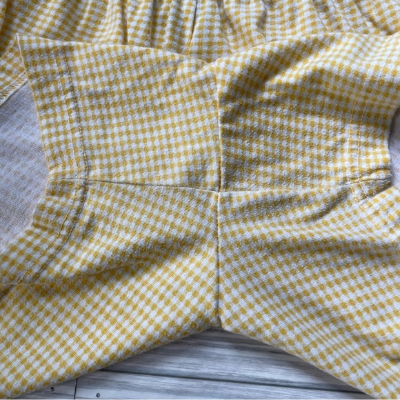 New York Style Yellow Checkered women’s Shorts size large - Picture 5 of 5